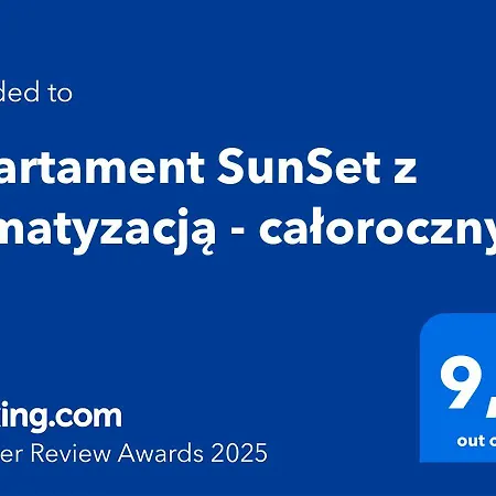 Sunset Z Klimatyzacja - Caloroczny Apartamento Jantar